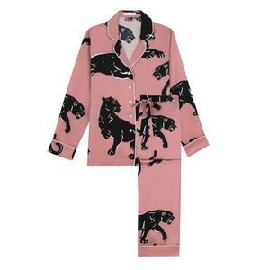 COPY - COPY - Olivia von Halle lila diablo pink pajamas